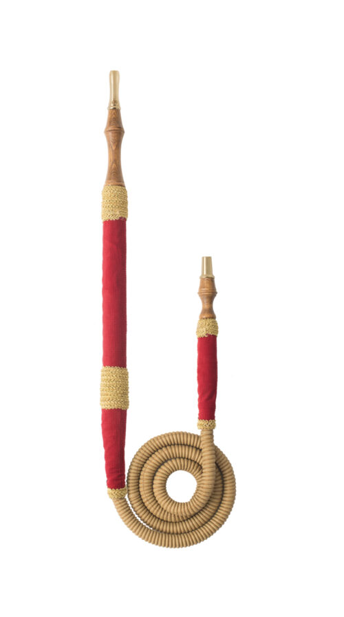 ath – traditioneller – hookah – schlauch – rot