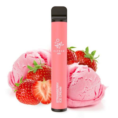 bestellen sie noch heute die Elfbar 600 - Strawberry Ice-Cream