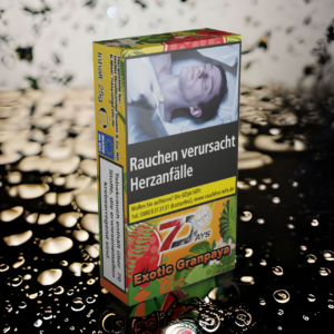 bei uns kriegen Sie den 7 days exotic granpaya Tabak in 25g ab sofort