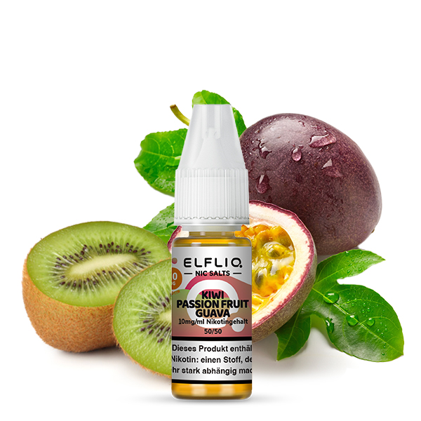 bestellen Sie noch heute Ihren Elfliq - Nicsalt Liquid Kiwi Passion Fruit Guava by Elfbar