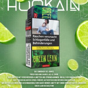 bei uns kriegen Sie den Hookain - Green Lean in 25g ab sofort