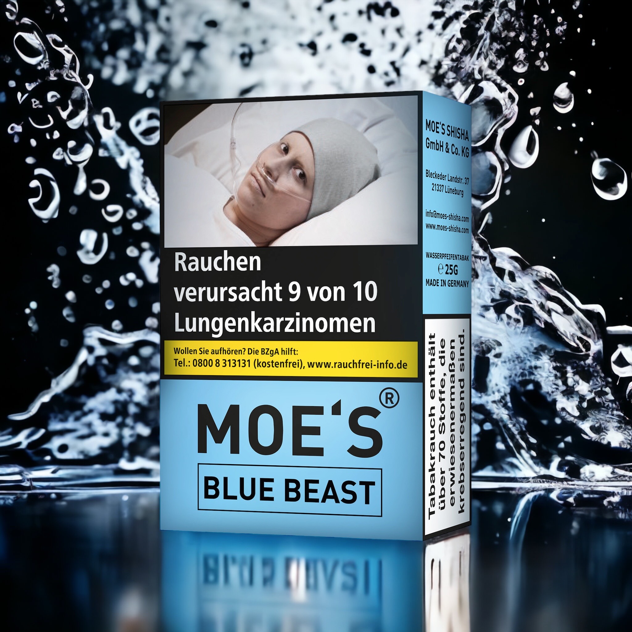 bei uns kriegen Sie den Moes - Blue Beast in 25g ab sofort