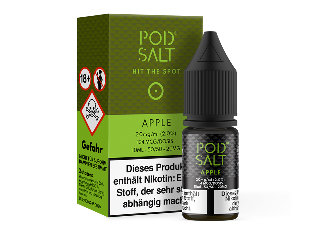 bestellen Sie noch heute Ihren Pod Salt - Nicsalt Liquid Apple