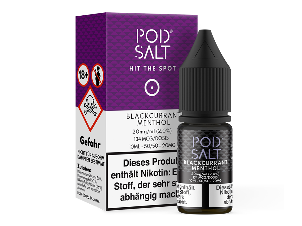 bestellen Sie noch heute Ihren Pod Salt - Nicsalt Liquid Blackcurrant Menthol