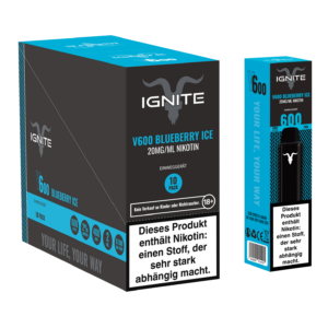 bestellen sie noch heute die Ignite - V600 Vape - Blueberry Ice!