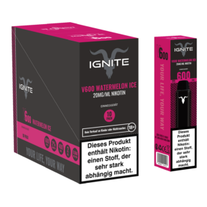 bestellen sie noch heute die Ignite - V600 Vape - Watermelon Ice!