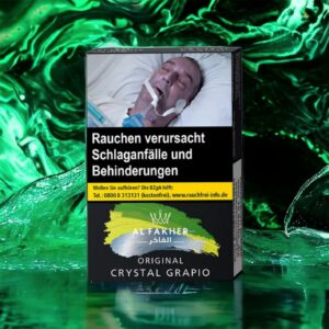 bei uns kriegen Sie den Al Fakher - Crystal Grapio 25g ab sofort